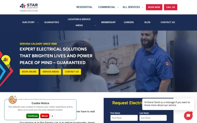 4 Star Electric, ranked top 5 electricians in Calgary