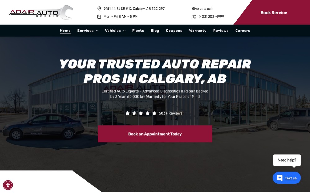 Adair Auto Repair, ranked top 5 auto repair in Calgary