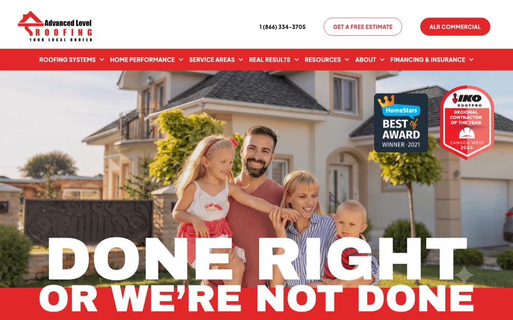Advanced Level Roofing, ranked top 5 roofing in Calgary & Airdrie