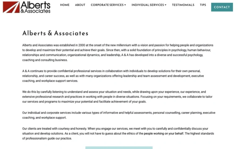 Alberts & Associates, counselling in Calgary