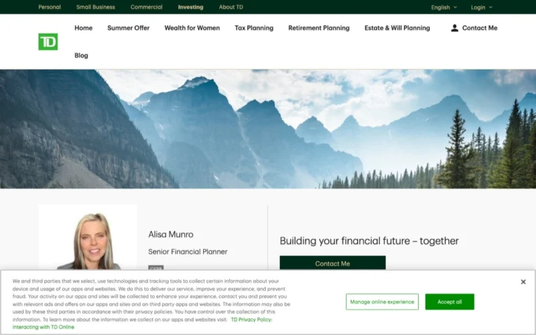 Alisa Munro - TD Financial Planner, financial planners in Okotoks