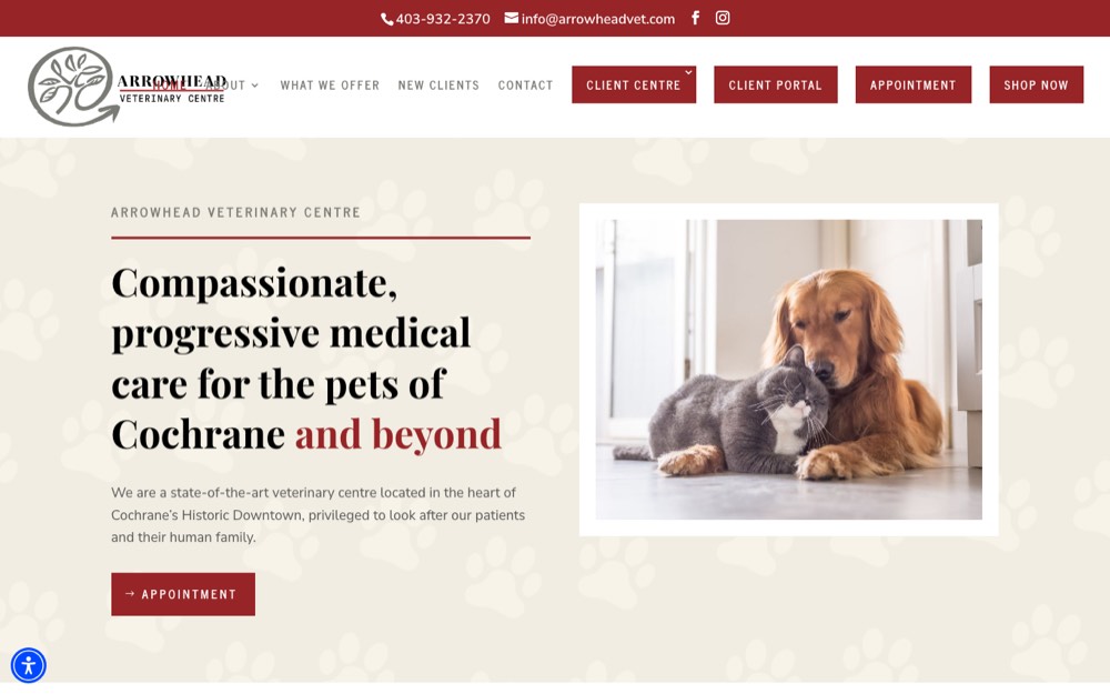 Arrowhead Veterinary Centre, veterinarians in Calgary & Cochrane