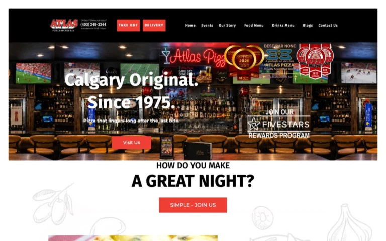 Atlas Pizza & Sports Bar, pubs in Calgary