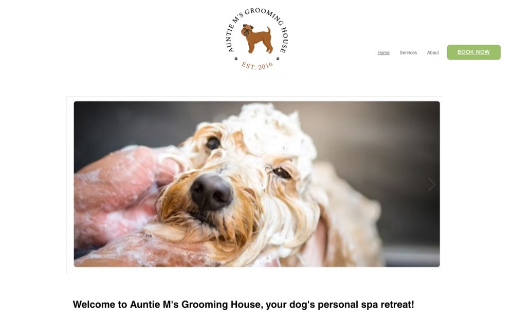Auntie M's Grooming House, pet grooming in Cochrane