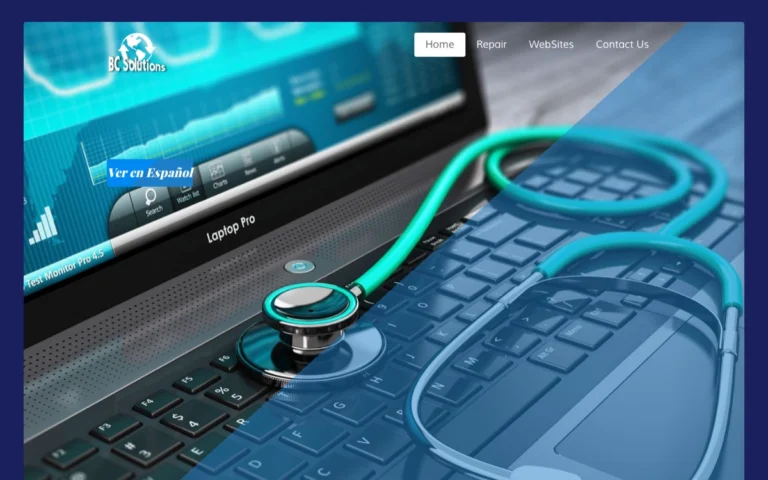BC Solutions, website design in Calgary