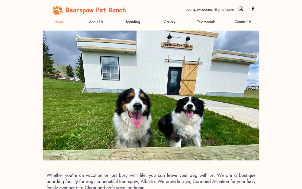 Bearspaw Pet Ranch, dog daycare & boarding in Calgary & Cochrane