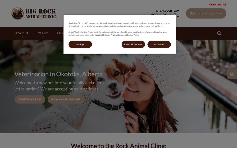 Big Rock Animal Clinic, veterinarians in Okotoks