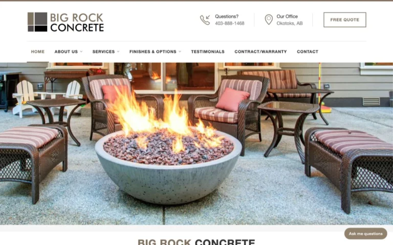 Bigrock Concrete, concrete in Okotoks