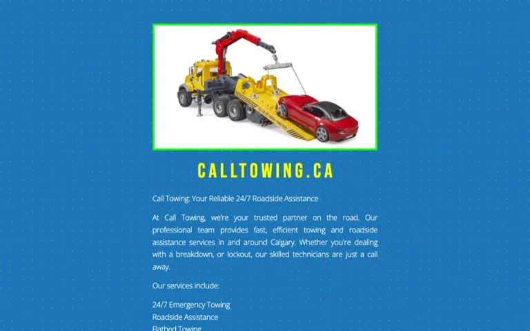 Call Towing, towing in Calgary