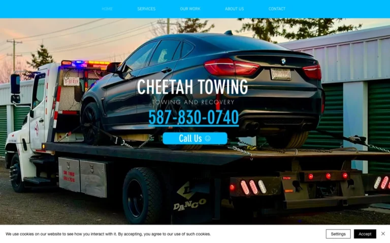 Cheetah Towing LTD, towing in Calgary