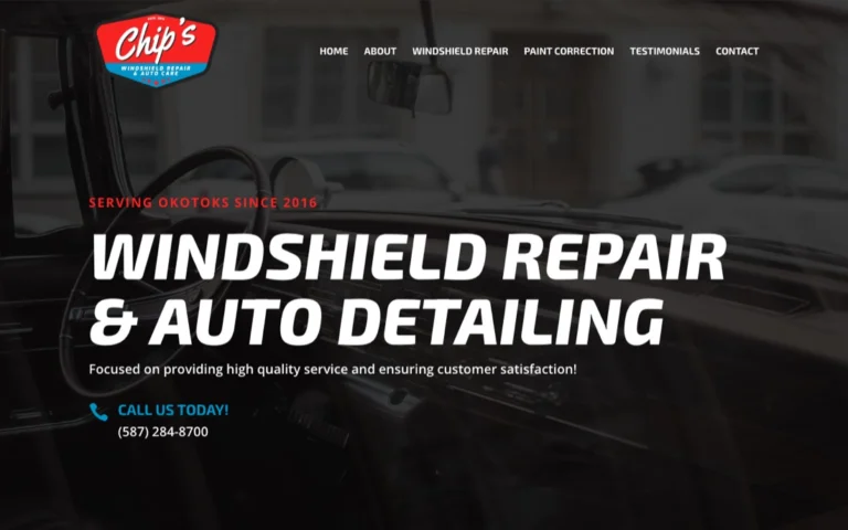 Chip's Windshield Repair & Auto Shine, auto glass in Okotoks