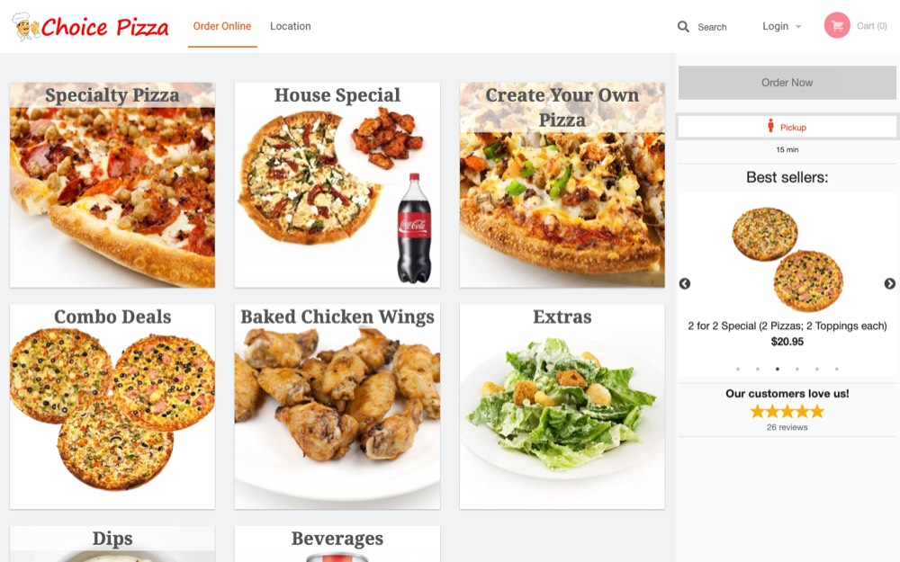 Choice Pizza, pizza in Chestermere