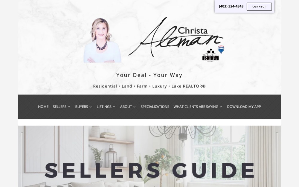 Christa Aleman Realtor, real estate agents in Calgary, Airdrie, Okotoks, Cochrane & Chestermere