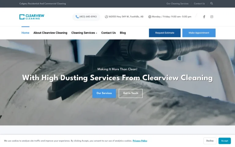 Clearview Cleaning, window cleaning in Calgary, Airdrie, Okotoks, Cochrane & Chestermere