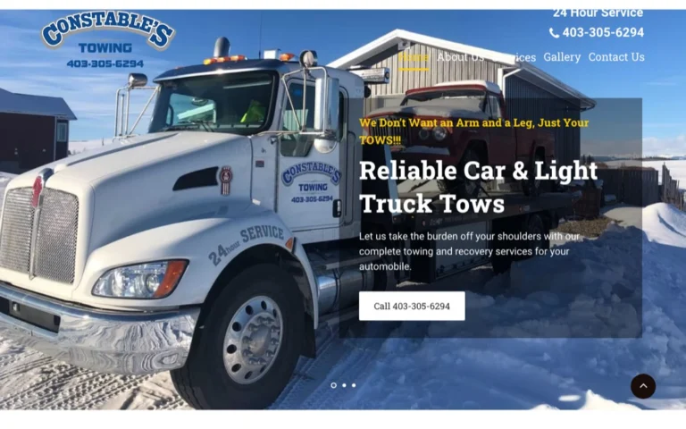 Constables Towing, towing in Airdrie