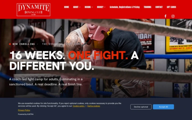 Dynamite Boxing Club, martial arts in Calgary