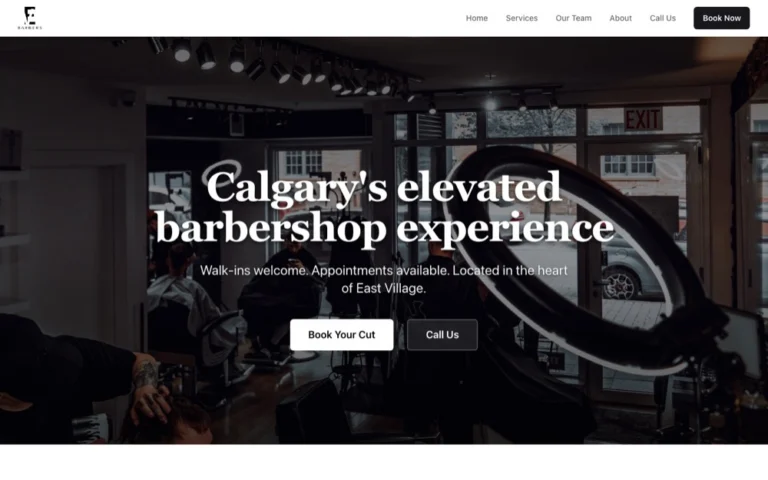 East Village Barbers, barbers in Calgary