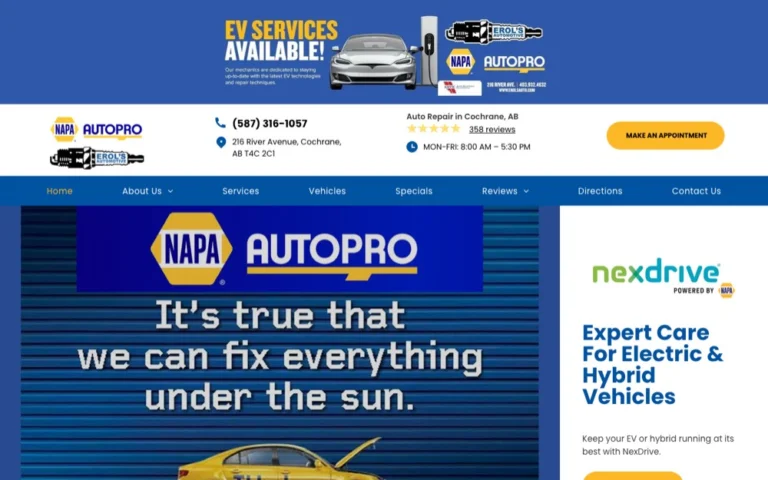 Erol's Automotive, auto repair in Cochrane
