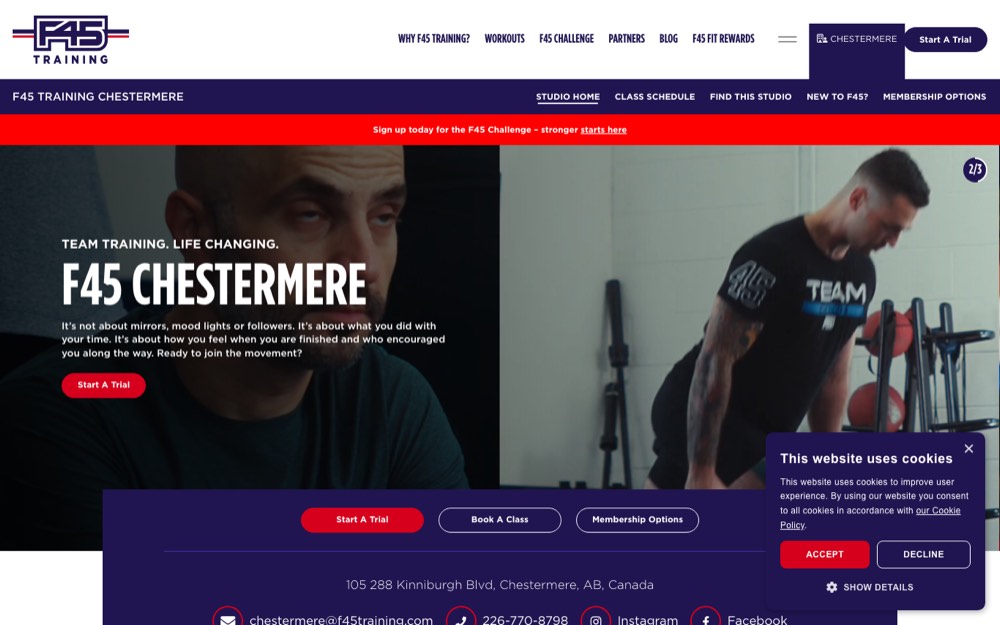F45 Training Chestermere, gyms & fitness in Chestermere