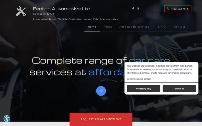 Fenton Automotive, auto repair in Calgary, Airdrie & Cochrane