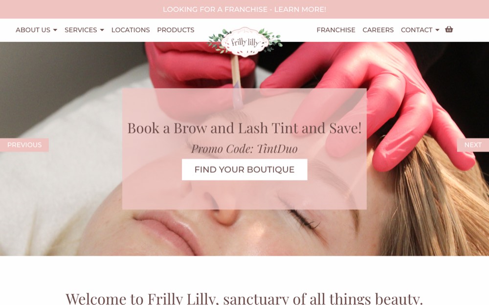 Frilly Lilly Spa, spas in Calgary, Airdrie, Okotoks & Cochrane
