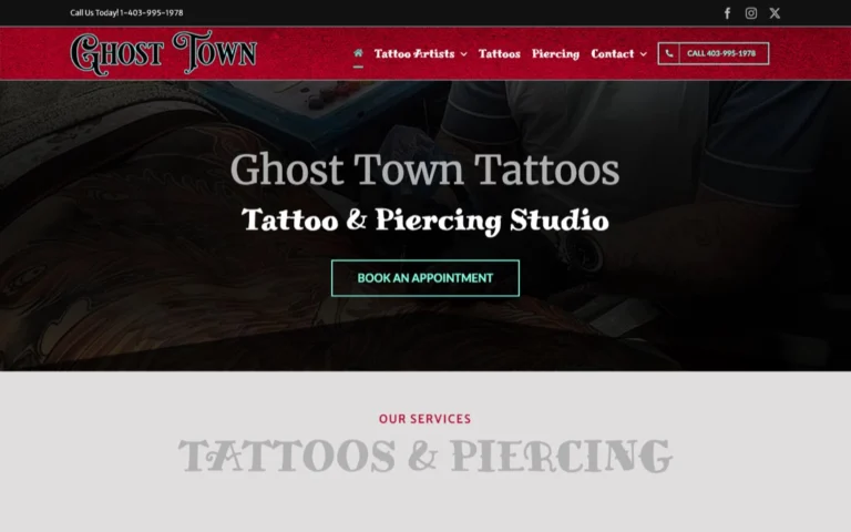 Ghost Town Tattoo Inc, tattoo shops in Okotoks