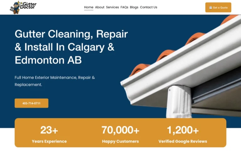 Gutter Doctor, eavestroughs in Calgary