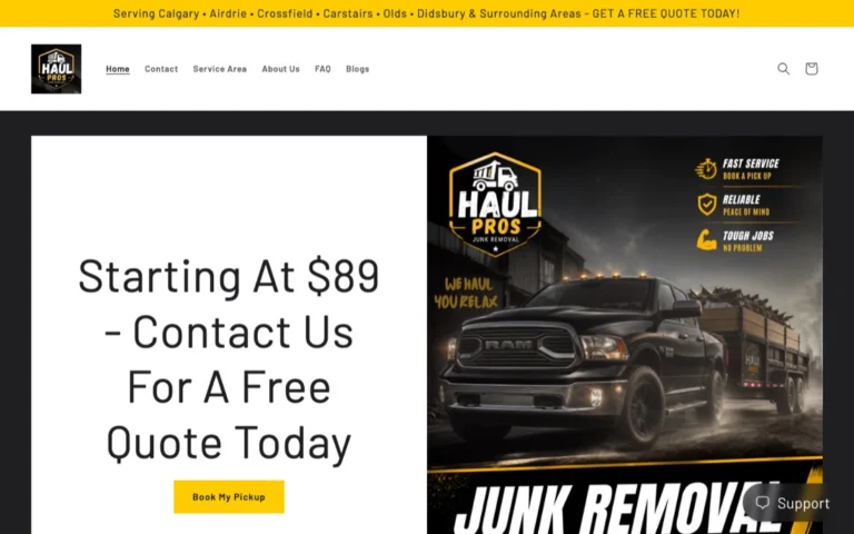 Haul Pros Junk Removal, junk removal in Airdrie