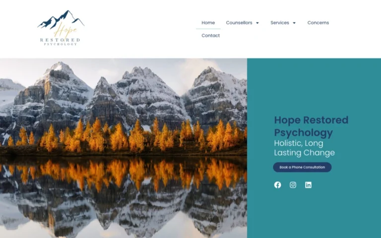 Hope Restored Psychology, counselling in Calgary