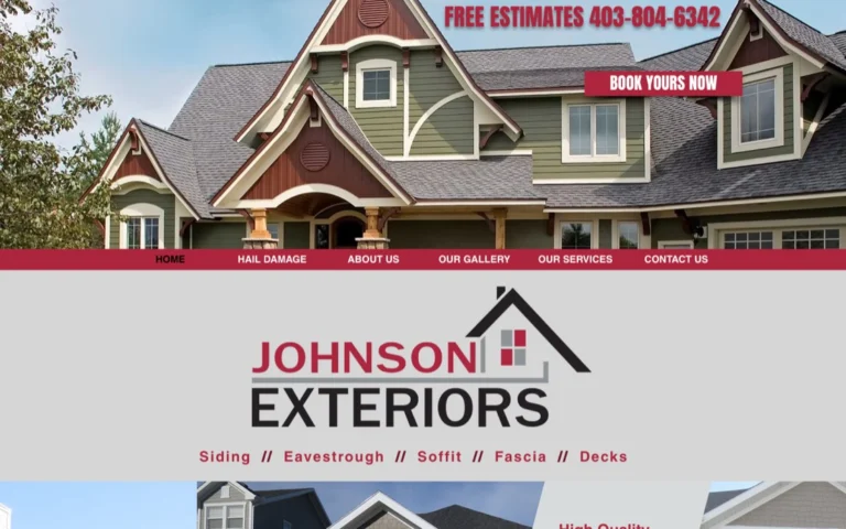 Johnson Exteriors, eavestroughs in Calgary