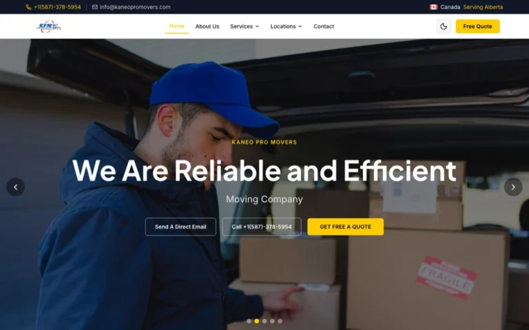 Kaneo Pro Movers, movers in Calgary, Airdrie, Okotoks, Cochrane & Chestermere