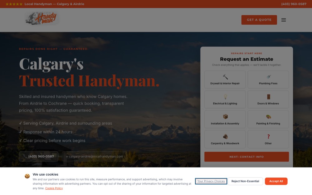 Local Handyman, handyman services in Calgary & Airdrie