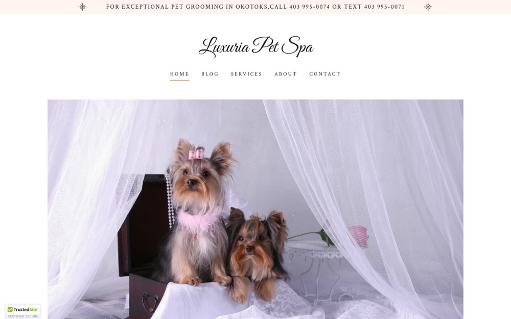 Luxuria Pet Spa, pet grooming in Calgary & Okotoks