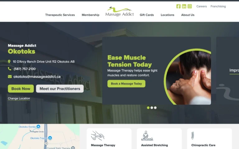 Massage Addict Okotoks, massage therapy in Calgary, Airdrie, Okotoks, Cochrane & Chestermere