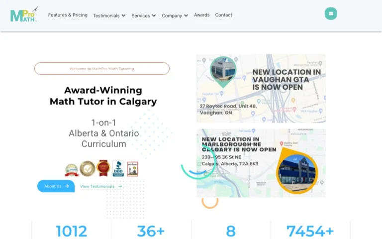 MathPro Math Tutoring, tutoring in Calgary