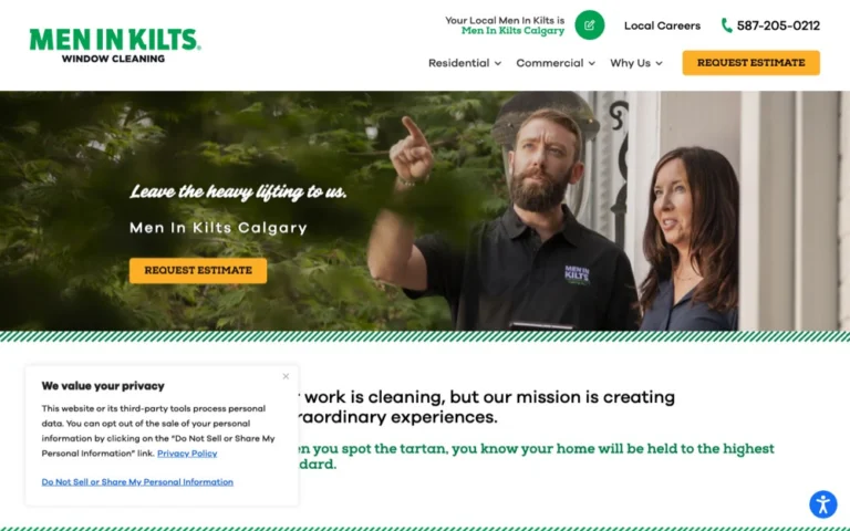 Men In Kilts Calgary, window cleaning in Calgary, Airdrie, Okotoks, Cochrane & Chestermere