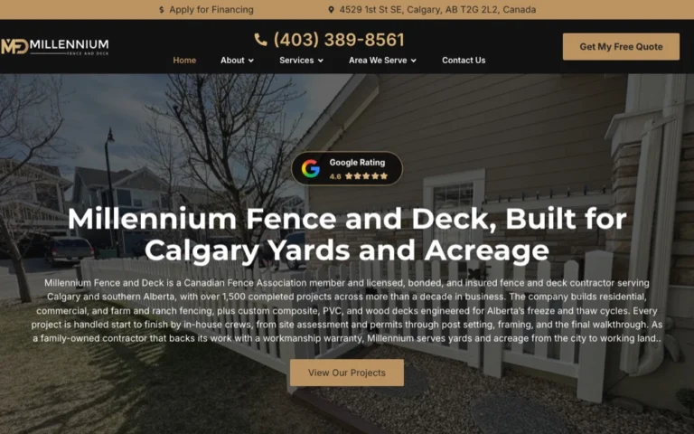 Millennium Fence & Deck, fencing & decks in Calgary, Airdrie, Okotoks, Cochrane & Chestermere