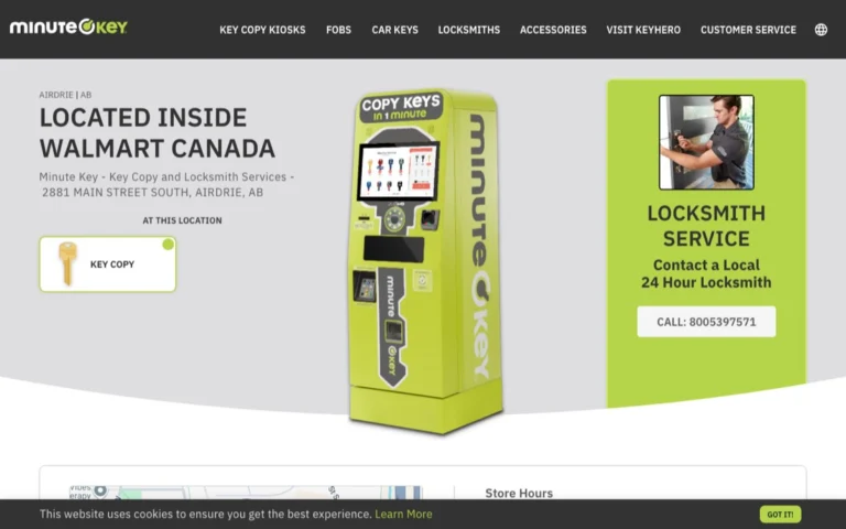 Minute Key, locksmiths in Airdrie