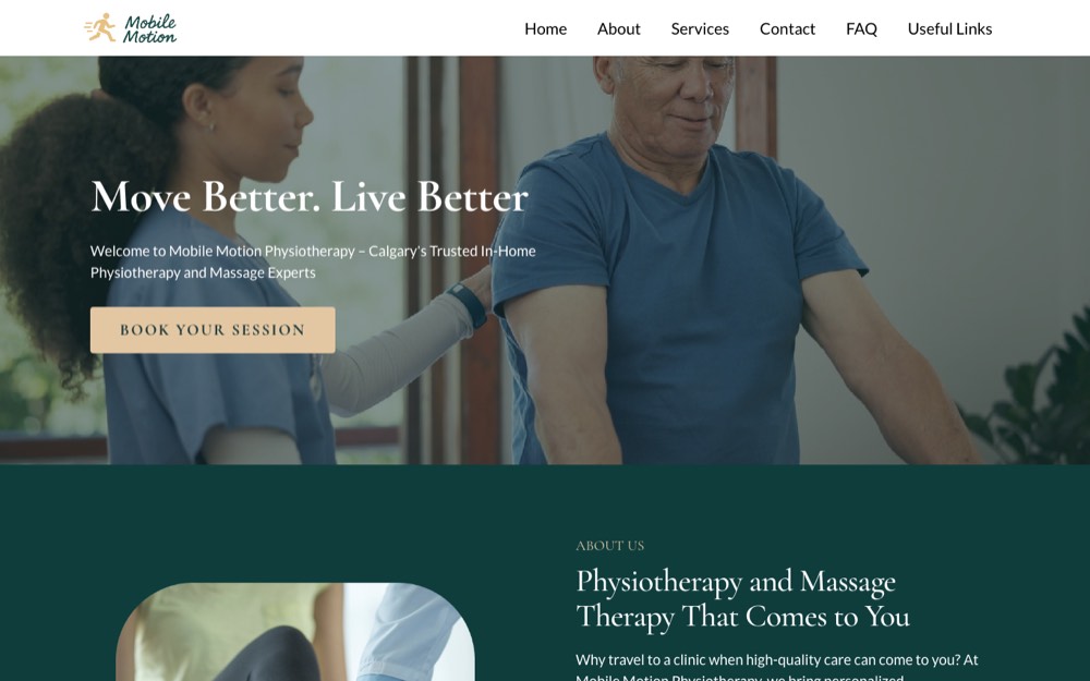 Mobile Motion Physiotherapy, physiotherapy in Calgary, Airdrie, Okotoks, Cochrane & Chestermere
