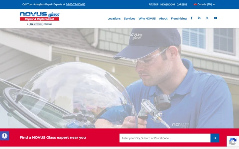 Novus Glass Windshield Repair, auto glass in Calgary
