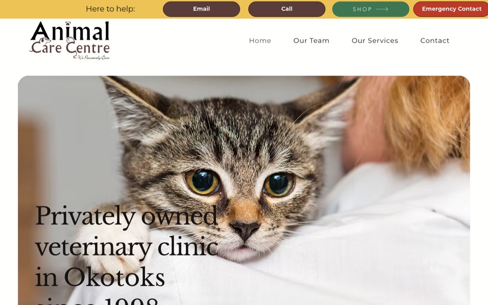 Okotoks Animal Care Centre, veterinarians in Calgary & Okotoks
