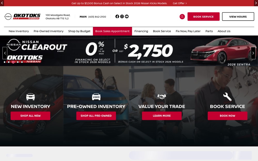 Okotoks Nissan, auto sales in Calgary & Okotoks