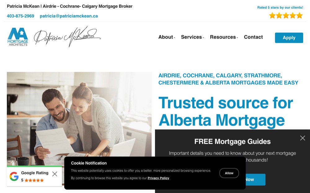 Patricia McKean Mortgages, mortgage brokers in Calgary, Airdrie, Cochrane & Chestermere
