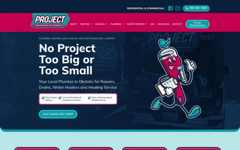 Project Heating & Plumbing, plumbers in Calgary & Okotoks
