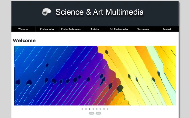 Science & Art Multimedia, website design in Calgary