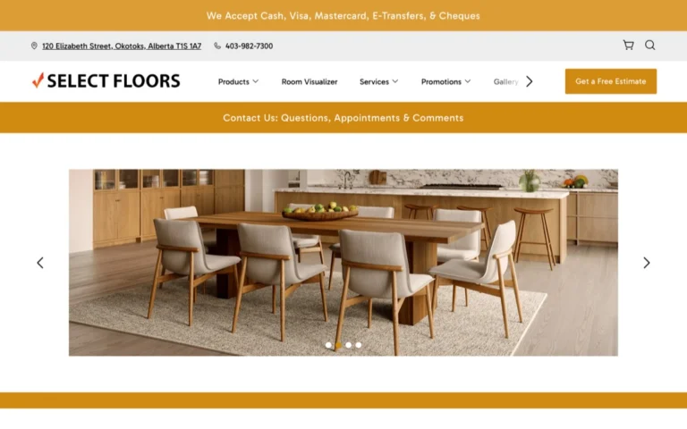 Select Floors Ltd, flooring in Okotoks