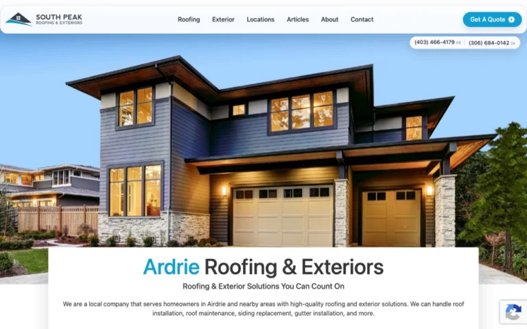 South Peak Roofing & Exteriors, ranked top 5 roofing in Airdrie