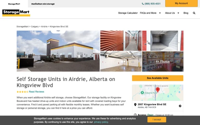 StorageMart, movers in Airdrie