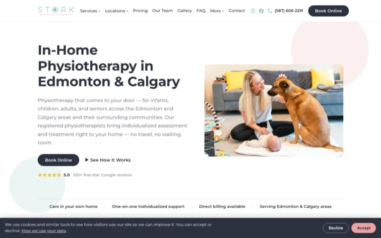 Stork Physiotherapy, physiotherapy in Calgary, Airdrie, Okotoks, Cochrane & Chestermere