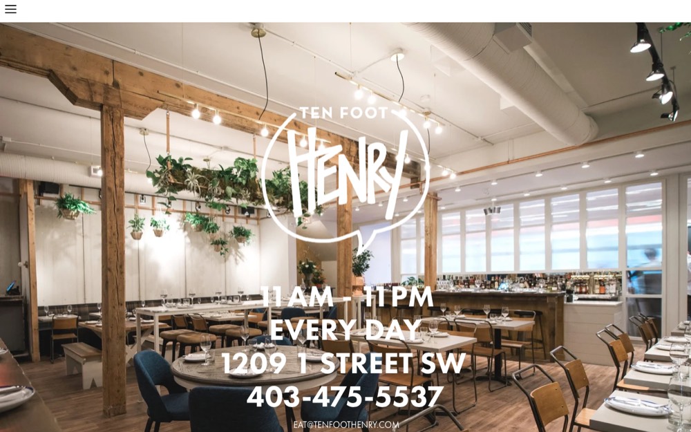 Ten Foot Henry, ranked top 5 restaurants in Calgary (Beltline)